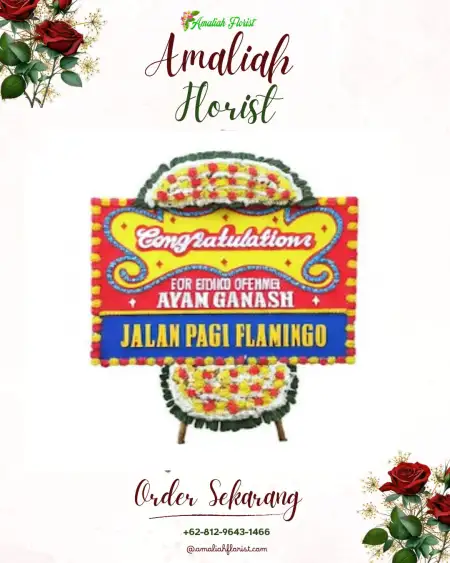 Sewa Papan Bunga Heni Arong